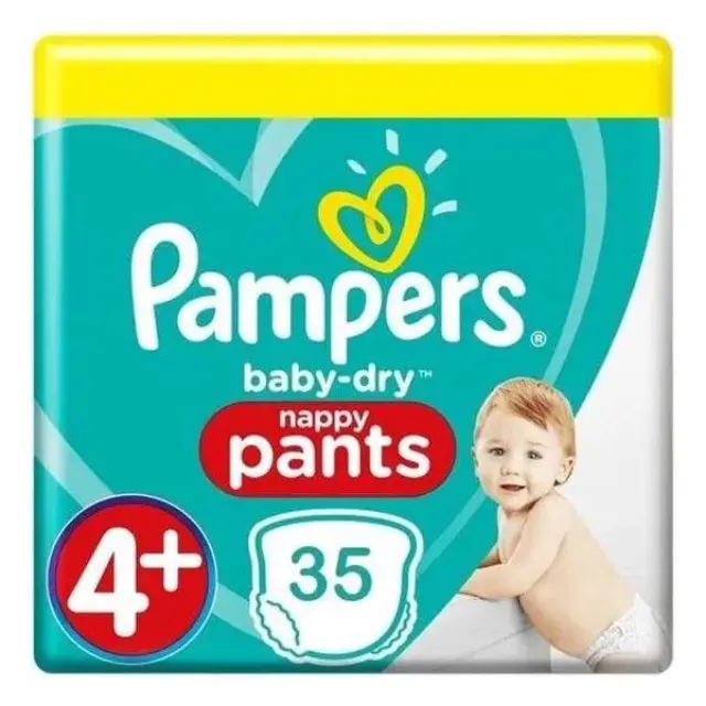PAMPERS BABY PANTS No 4+ (35τεμ.)