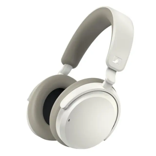Sennheiser Accentum Ασύρματα / Ενσύρματα Over Ear Ακουστικά με 50 ώρες Λειτουργίας και Quick Charge Λευκά