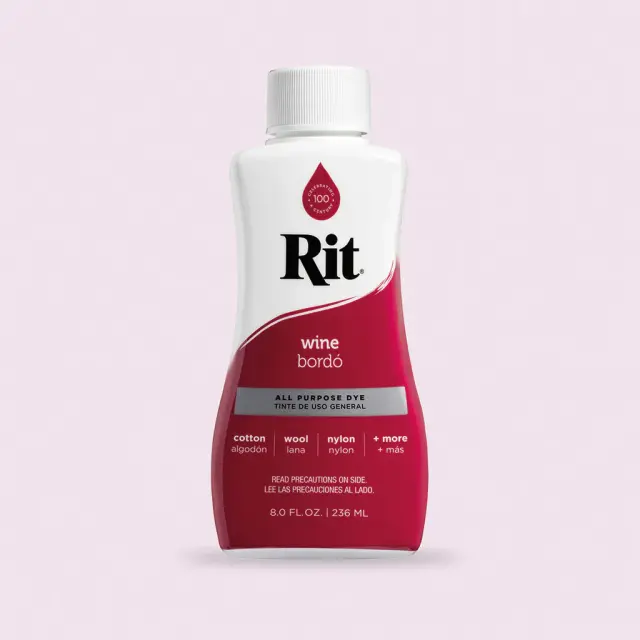 RIT DYE Liquid All-Purpose Βαφή Υφασμάτων – Wine 236ml 2