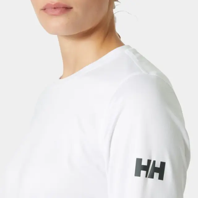 Helly Hansen Γυναικείο HH Tech Crew Long Sleeve 2.0 Λευκό - S 3