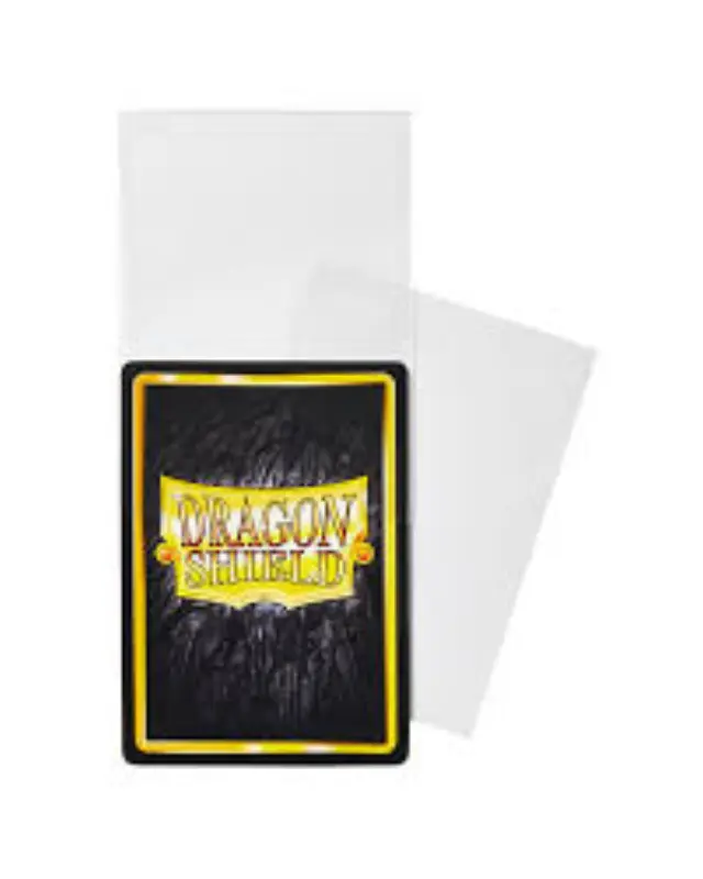 AT-13001 Dragon Shield Standard Perfect Fit Sleeves - Clear/Clear (100 Sleeves) 2