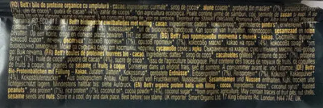 Πρωτεϊνικές Μπαλίτσες με γέμιση Κακάο Χ/Ζ 45g - Bettr 2