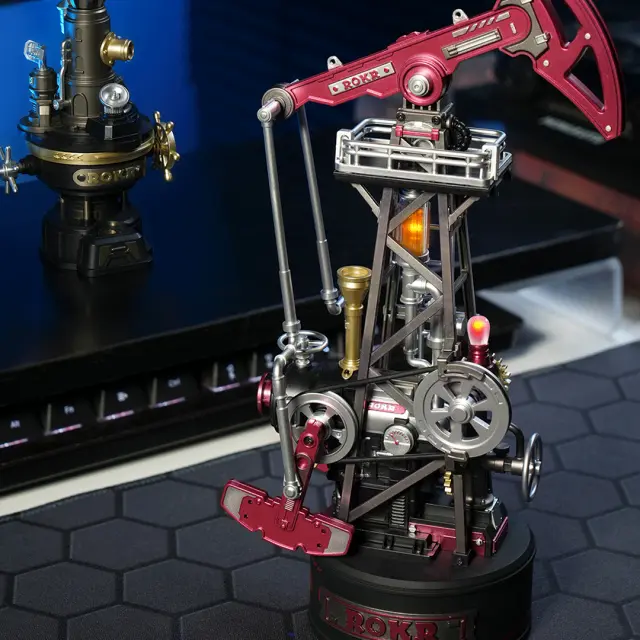 Robotime Industrial City Oil Extractor Μηχανική Κατασκευή CGL03 2