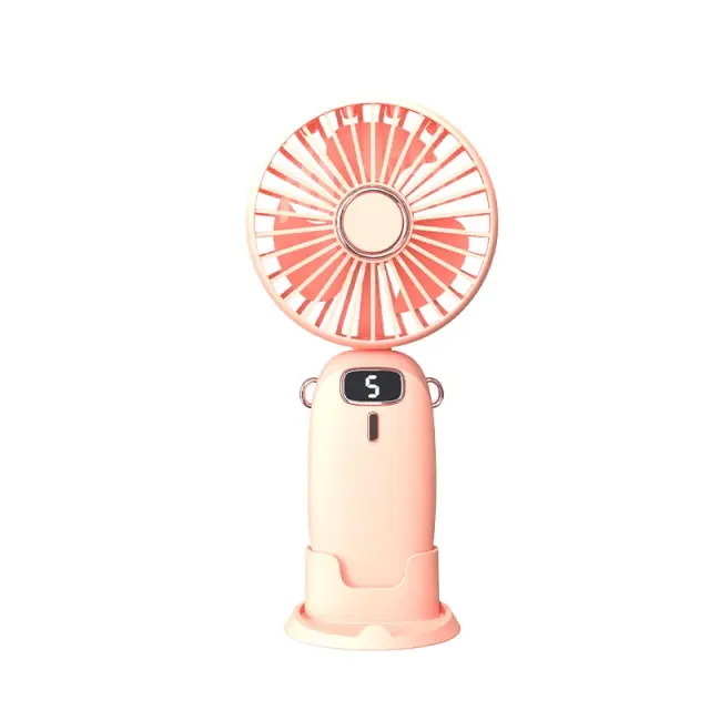 COOL POINT "CINDY" MINI ΑΝΕΜΙΣΤΗΡΑΣ ΧΕΙΡΟΣ 5W ΕΠΑΝΑΦΟΡΤΙΖΟΜΕΝΟΣ - ΡΟΖ