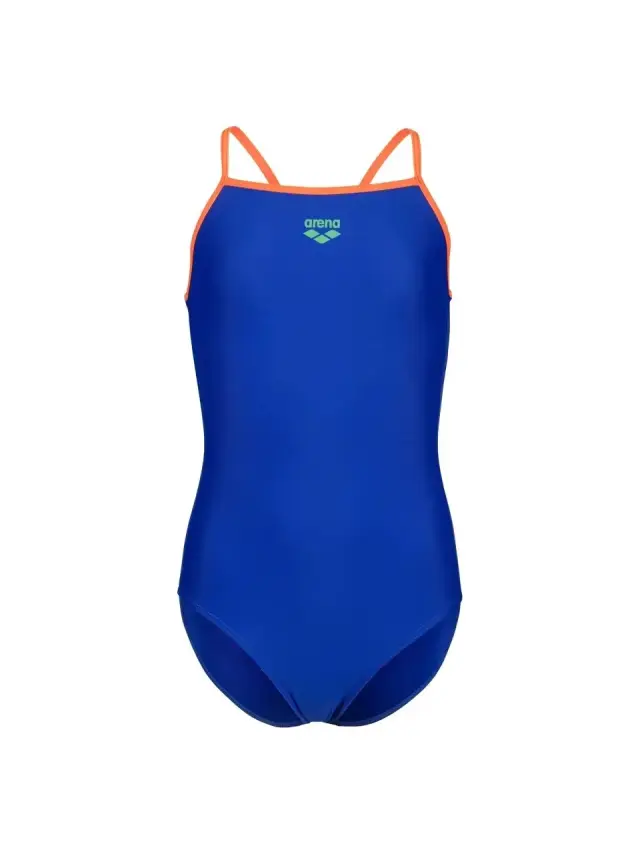 Arena Girl's Swinsuit Light Dron Solid Blue-Orange 005919833 - 6-7