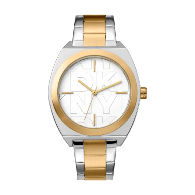 DKNY Broadway Maxi, Women's Watch, Two Tone Stainless Steel Bracelet DK1L039M0045