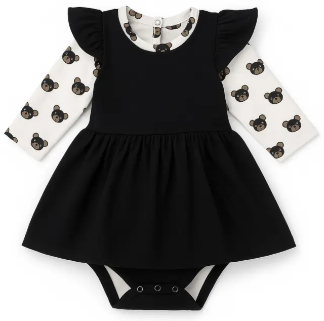 Φορεματάκι 56cm Teddy Bear Black 5904506812516