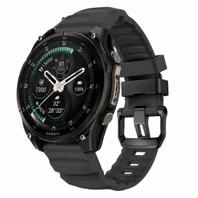 Tech-protect Motion Garmin Fenix 5 / 6 / 6 Pro / 7 / 8 / 8 Pro / E / 9 / 9 Pro (47 Mm) Storm Grey