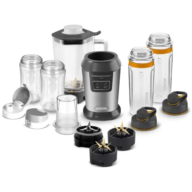 Μπλέντερ Set Smoothie Maker 300/600/900ml 800W Sencor SBL 7570SS Ασημί 2