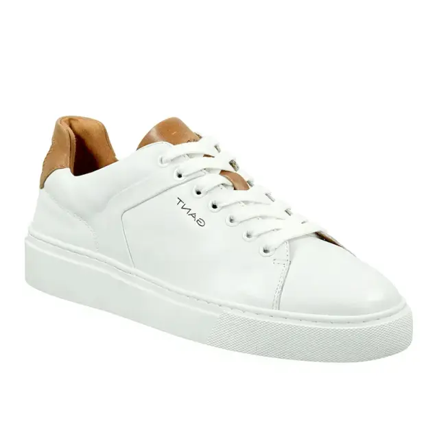 Ανδρικά Δερμάτινα Sneakers Gant Mc Julien 30631891 G28 Λευκό Ταμπά Άσπρο - 42 2