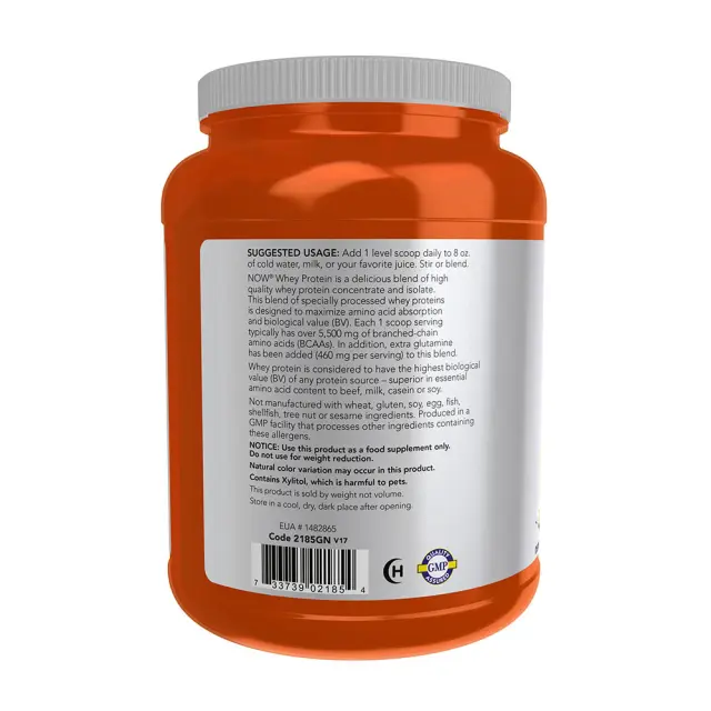 Now Foods Whey Protein Creamy Vanilla, 907 g 3