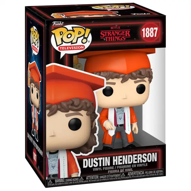 Φιγούρα Funko Pop! Television: Stranger Things - Dustin Henderson (Graduation) #1887 Vinyl Figure 2