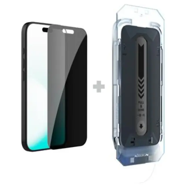 Nillkin Tempered Glass 0.25mm Guardian 2.5D for Apple iPhone 17 Pro Max Black (with applicator)