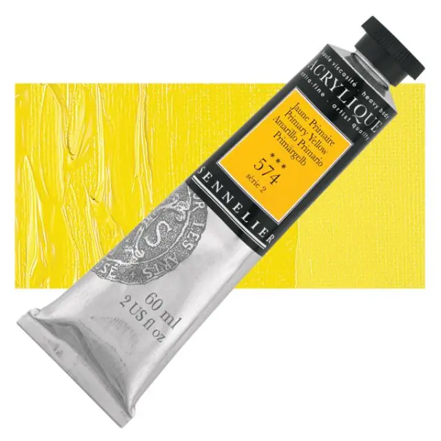Ακρυλικό Sennelier Extra Fine - 574 Primary Yellow S2 - 60ml