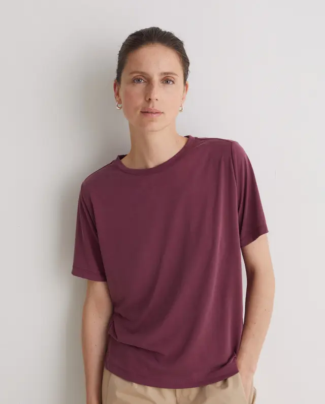 YERSE T-SHIRT (43311-GARNET) - S