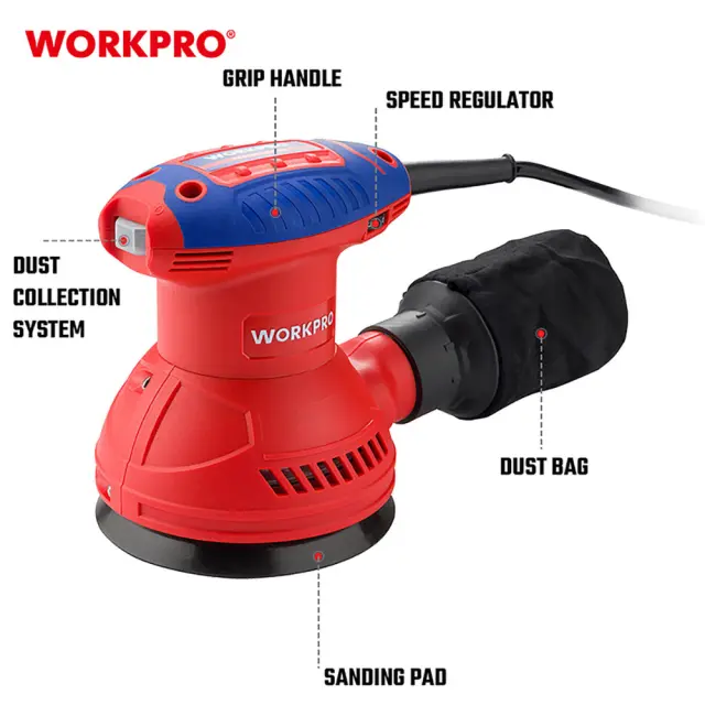 WORKPRO ΤΡΙΒΕΙΟ ΕΚΚΕΝΤΡΟ ΗΛΕΚΤΡΙΚΟ 350W (Φ125mm) ΡΥΘΜΙΖΟΜΕΝΟ WP472406 (PROFI) 3