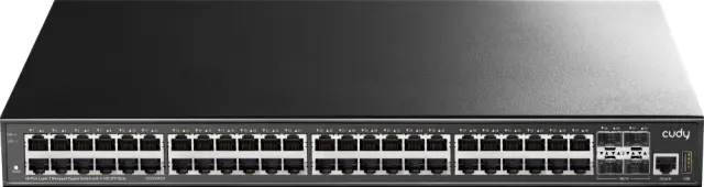 CUDY Switch GS5048S4 48-GbE 4-SFP+ L3 Managed Gigabit