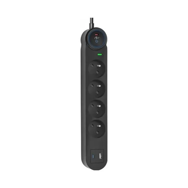 ART Power Strip FU915 4socket Black (FU915)