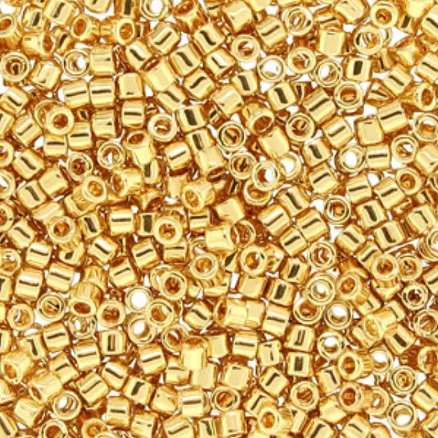 Χάντρα Miyuki Delica 10/0 - DBM0031 - Metallic 24K Gold Plated ~5gr