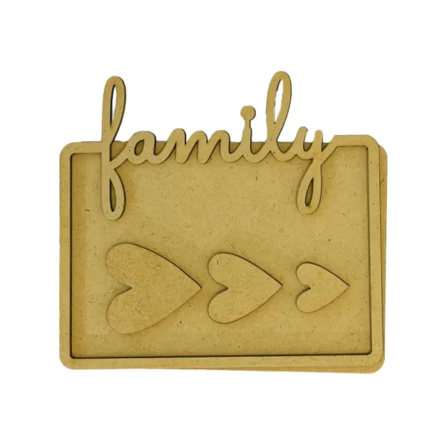 Διακοσμητικά σχέδια MDF, Stamperia, Family, Κάρτα