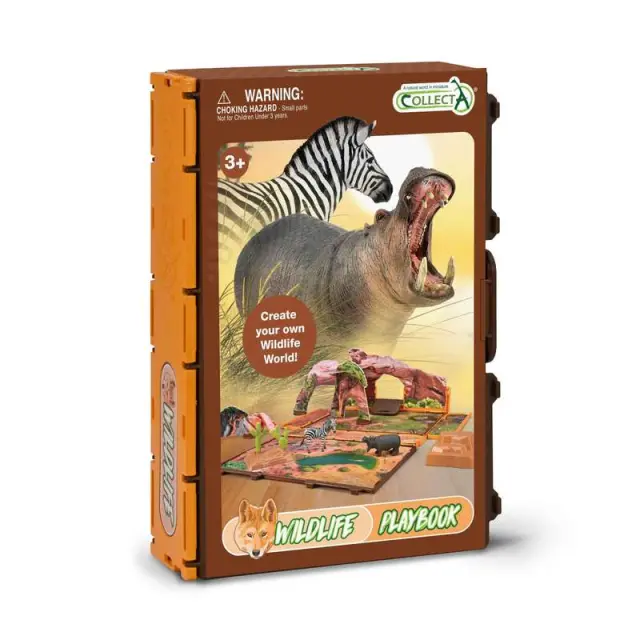 CollectA Βιβλίο Παιχνιδιού Ζώα Της Άγριας Φύσης (3+ ετών) A1220