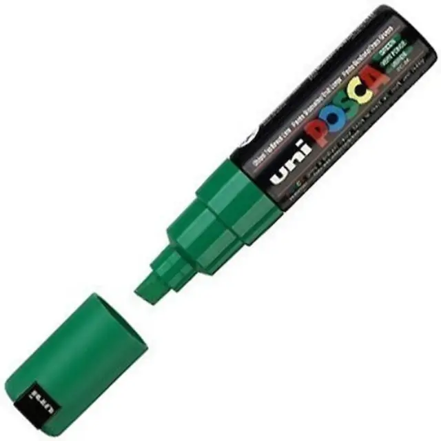 Posca Μαρκαδόρος PC-8K Χονδρός 8mm green