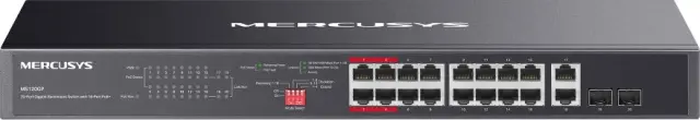 Mercusys 20-Port Gigabit Rackmount Switch with 16-Port PoE+ (MS120GP) (MERMS120GP)