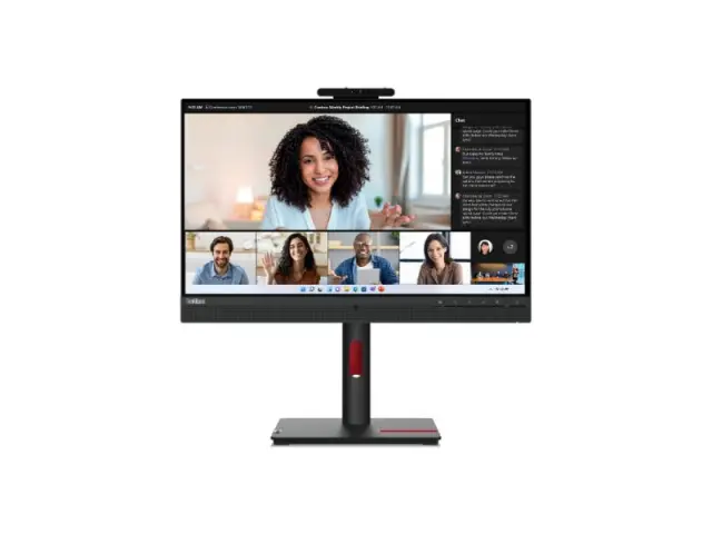 Monitor Lenovo ThinkVision T24mv-30 23.8 FHD S 75Hz 4ms, Slim Bezel, HDMI, Display Port, USB+USB-C, Ethernet,Height adjustable, 3 Years Warranty 63D7UAT3EU