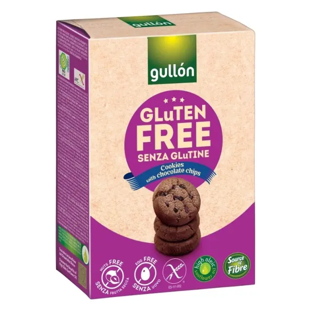 Gullon Gluten Free Chocolate Chip Cookies 200gr