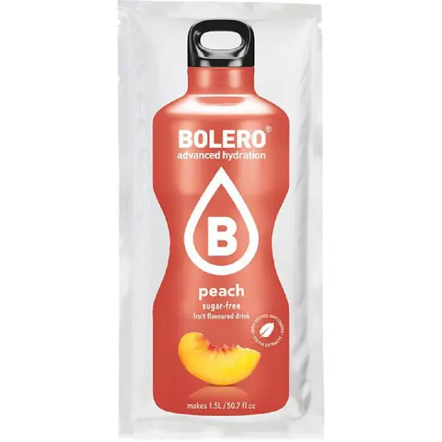 Bolero Stick Peach Χυμός Σε Σκόνη 12x3gr