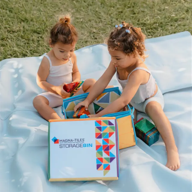 Magna-Tiles Καλάθι Αποθήκευσης & Επιφάνεια Παιχνιδιού (Storage Bin & PlayMat) 20200 3