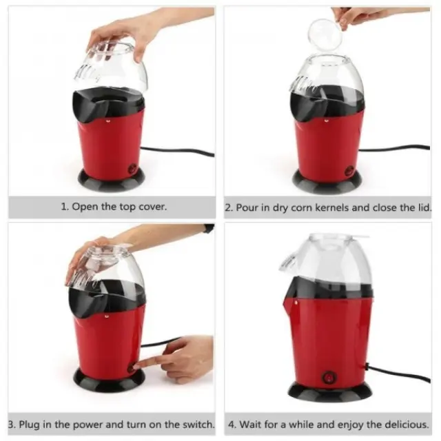 Μηχανή popcorn με ζεστό αέρα-Minijoy popcorn maker 2