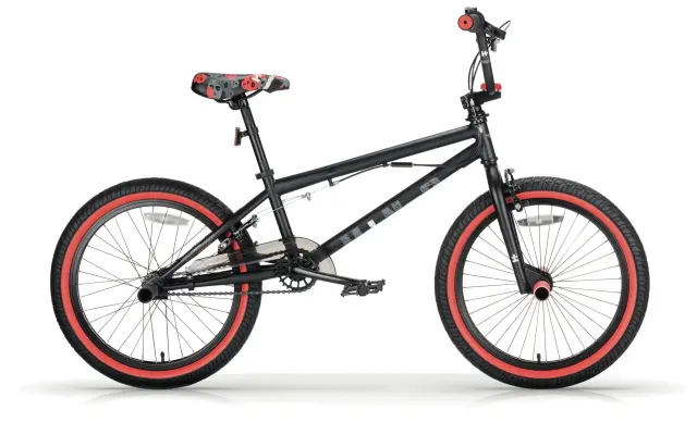 ΠΟΔΗΛΑΤΟ MBM U+N-O BMX 20'' 025 - ΜΑΥΡΟ-ΚΟΚΚΙΝΟ - 26