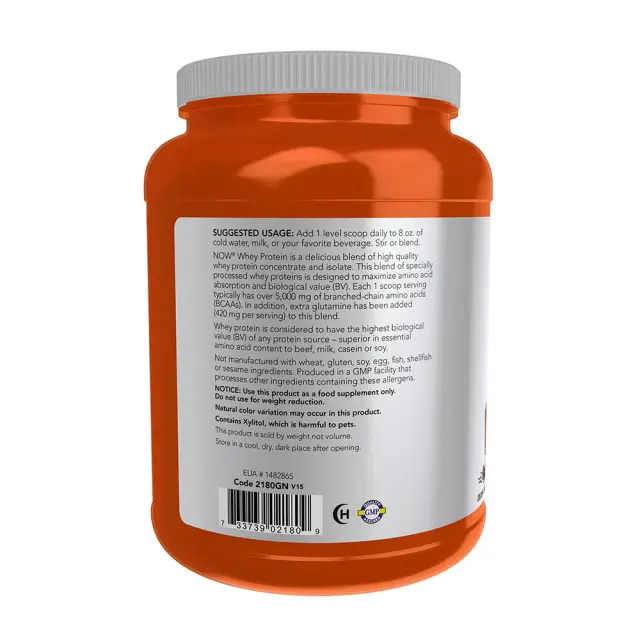 Now Foods Whey Protein Creamy Chocolate, 907 g 3