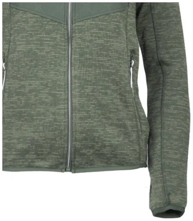 Embossed Olive Γυναικεία Ζακέτα Fleece GTS - 302022L-51 - 36 3