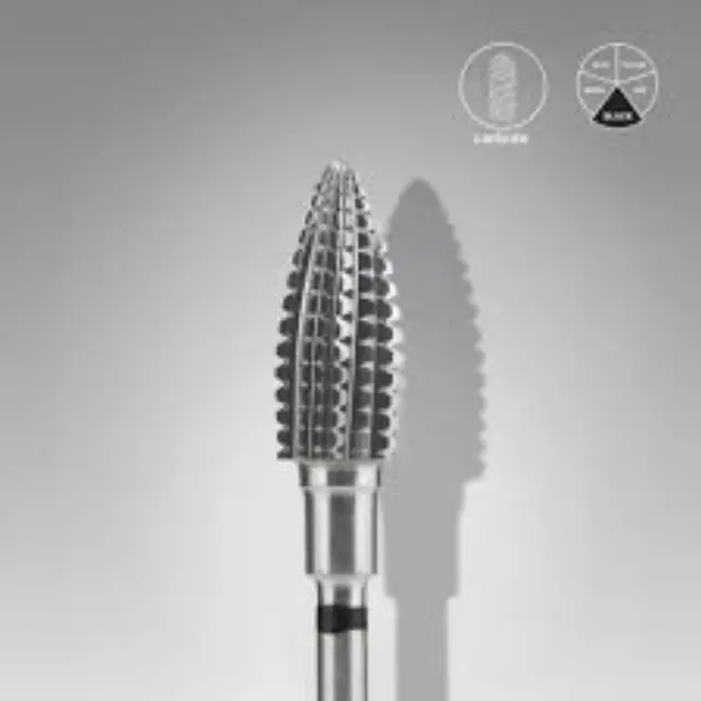 Staleks Φρέζα Καρβιδίου "Cone" Black 6/14mm FT110H060/14