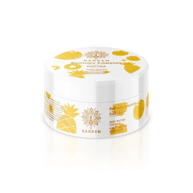 GARDEN Ενυδατικό Butter Σώματος με Aloe Vera & Άρωμα Καρύδα για Όλες τις Επιδερμίδες 100ml 2