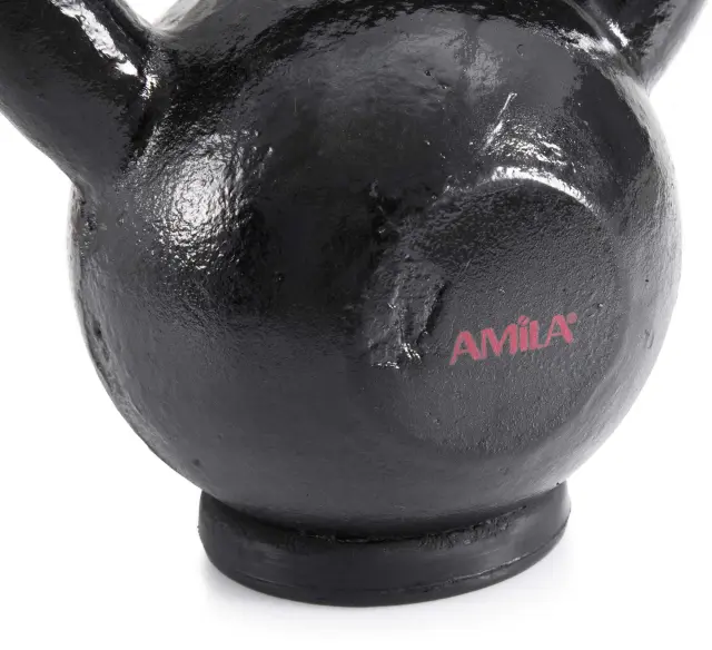 AMILA Kettlebell Cast Iron Rubber Base 10Kg 3