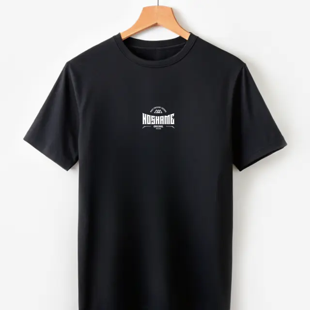 T-shirt Noshame® Μαύρο με τύπωμα Noshame Original - 132502 - XXL 2