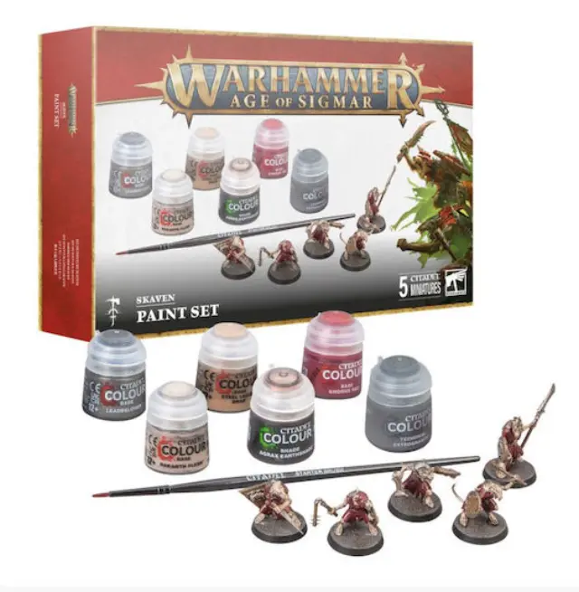 Warhammer Age of Sigmar Skaven Paint Set