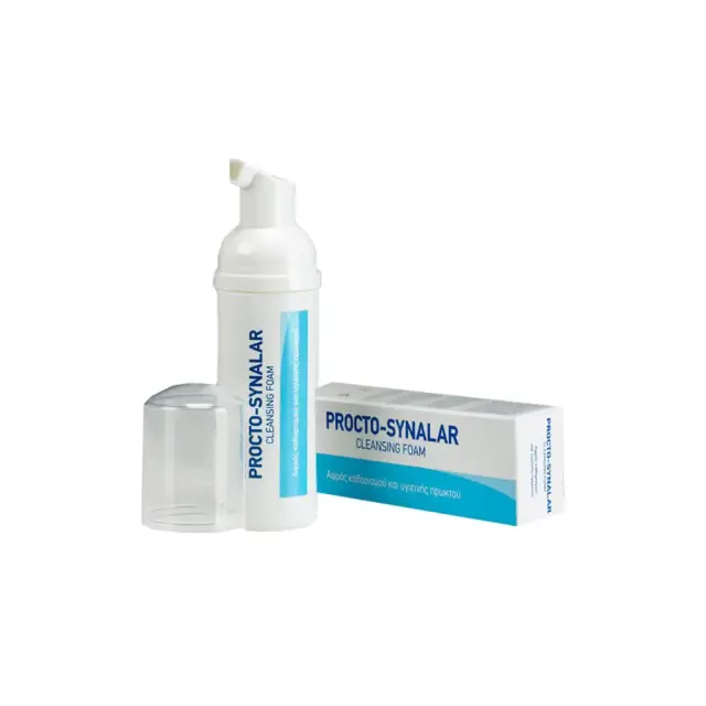 Galenica Procto-Synalar Cleansing Foam  Ειδικός Αφρός καθαρισμού για την καθημερινή υγιεινή της περιοχής του πρωκτού  40ml