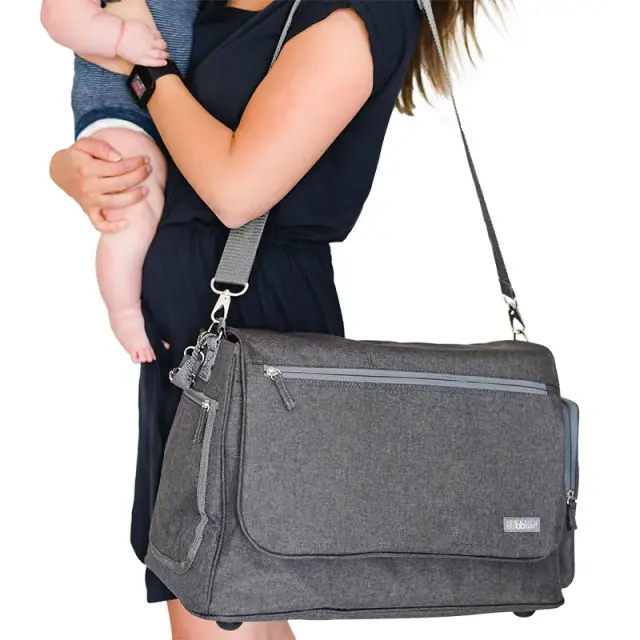 Bbluv Ultra (Charcoal) – Diaper Bag 3