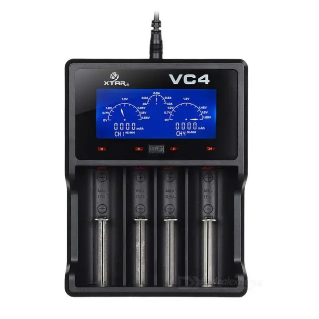 XTAR VC4 USB φορτιστής 4 μπαταριών AA/AAA/D/18650