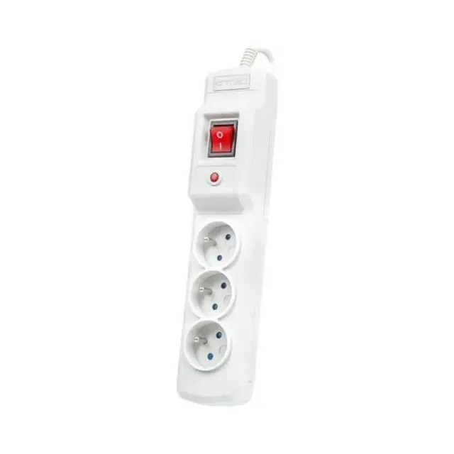 Armac Power Strip Multi M3 3-socket Surge Protection 3m White (M3/30/SZ)