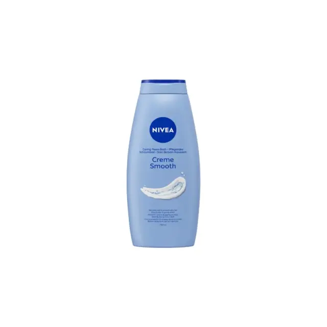 Nivea Creme Smooth Κρεμώδες Απαλό Αφρόλουτρο με Shea Butter για Μεταξένια Επιδερμίδα 750ml