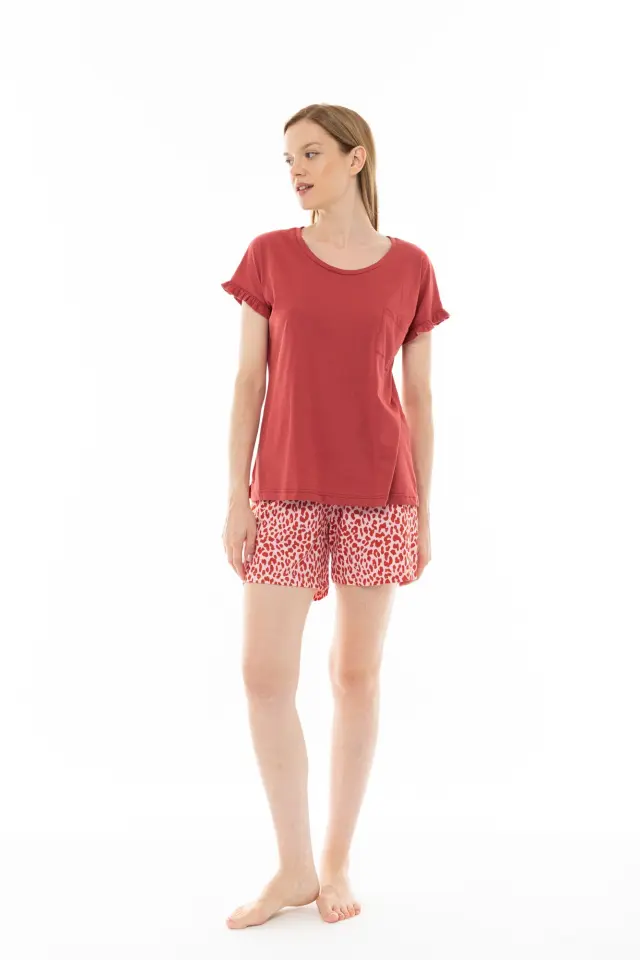 S1214 - Type - PYJAMA CAPRI PINK LEO - XL
