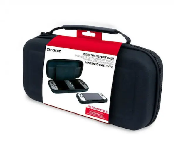 Nacon Travel Pouch For Nintendo Switch 2 Black (MultiCompatible w/all Switch models)
