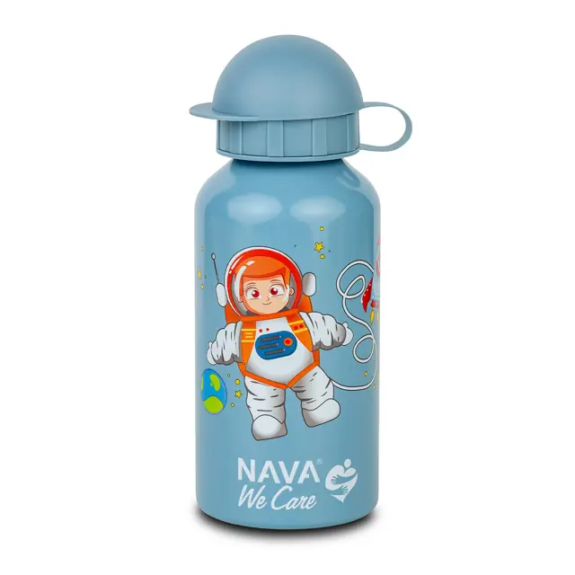 Nava Μπουκάλι Ανοξείδωτο BPA Free Μπλε 400ml