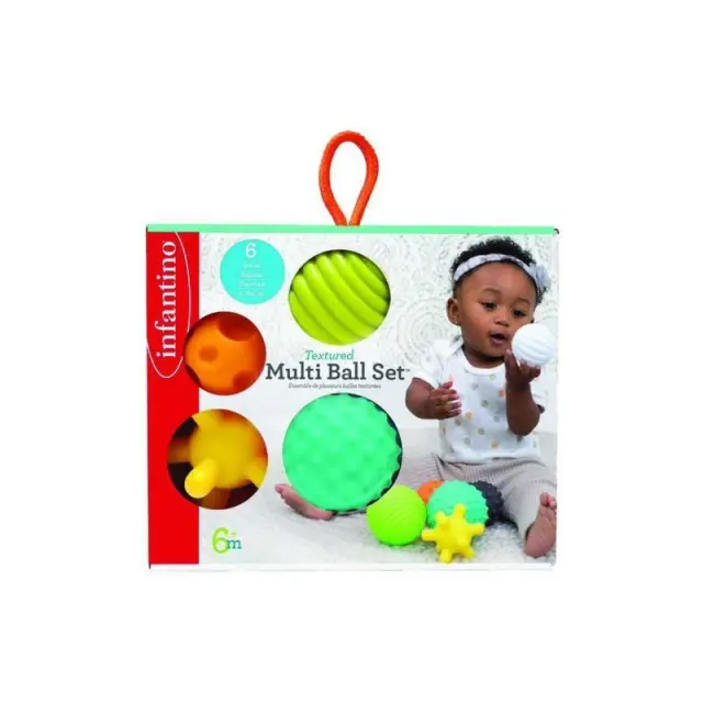 INFANTINO TEXTURED MULTI BALL SET ΜΕ ΑΝΑΓΛΥΦΗ ΥΦΗ 2
