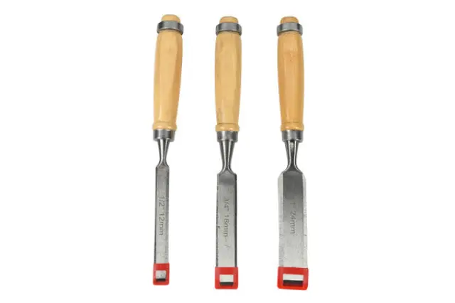 Wood chisel set 3 pieces